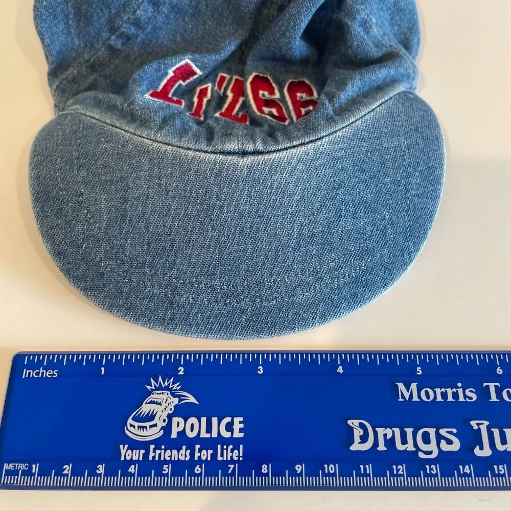Vintage Li’L 66 Youth Baseball Cap Hat Denim Blue